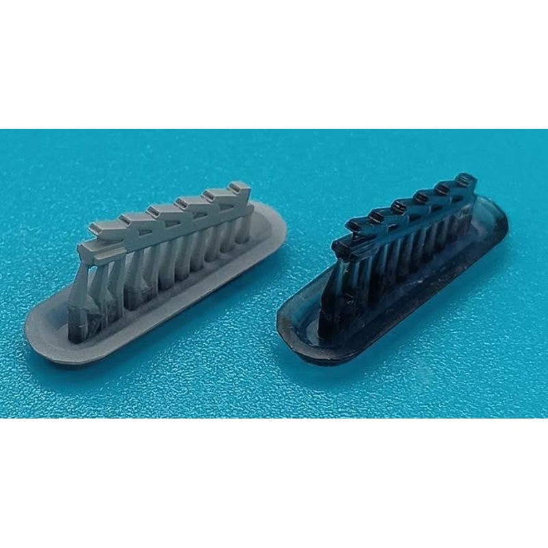 Bf 109E-1/3/4/7 Exhaust Stacks (AZM)