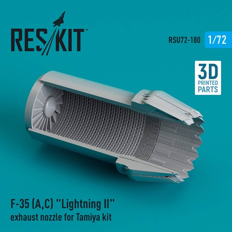 1/72 F-35 (A,C) Lightning II exhaust nozzle for Tamiya kit (3D Printed)
