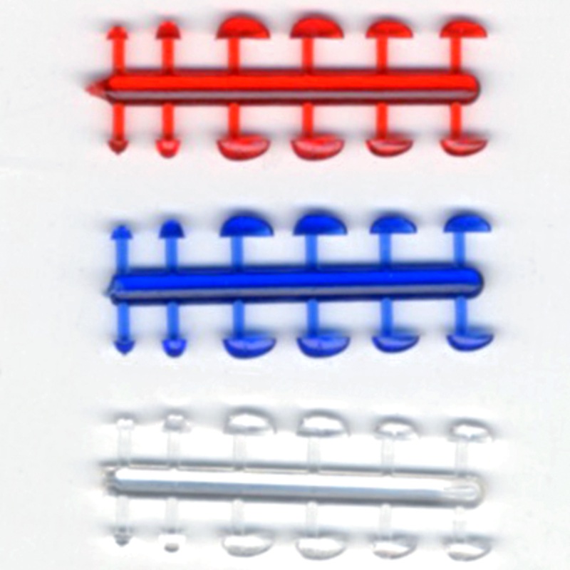 1/72 Aircraft Position Lights (Red, Blue, Clear 12pcs each)