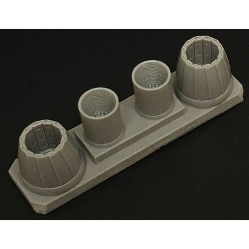1/72 Engine Nozzle Set For F/A-18E/F (Made of Resin) for Hasegawa