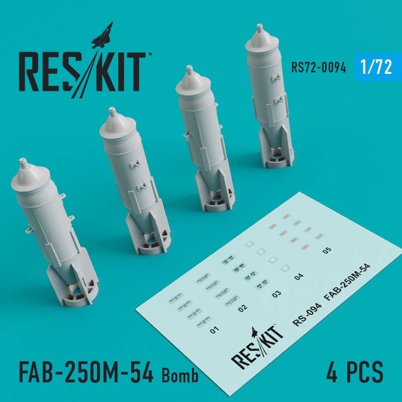 1/72 FAB-250M-54 Bomb (4pcs)