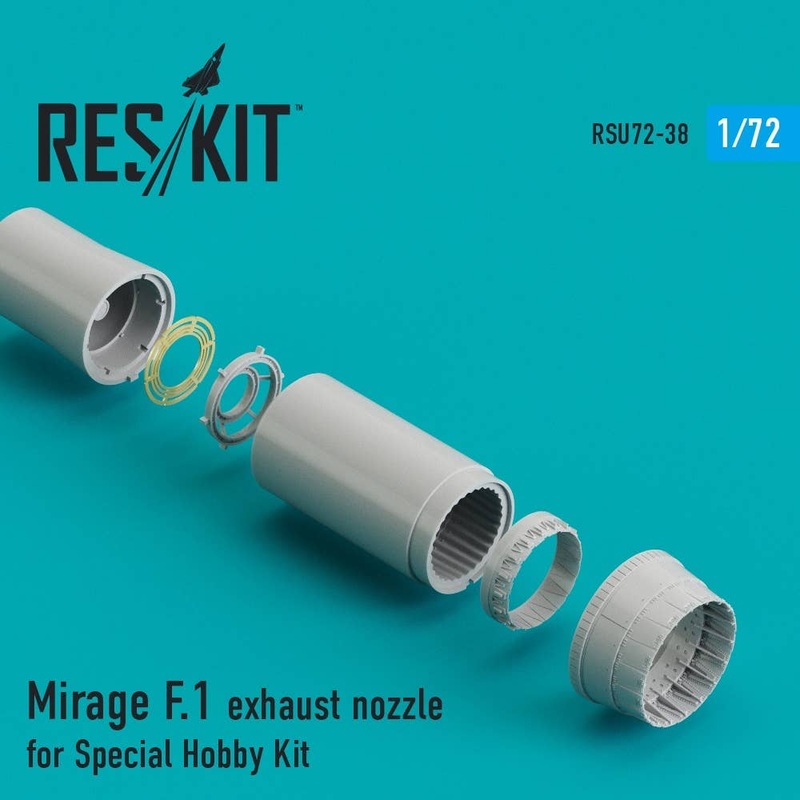1/72 Mirage F.1 Exhaust Nozzle (for Special Hobby)