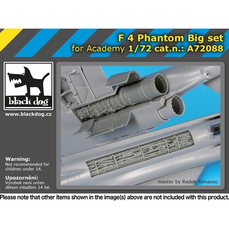 1/72 "Big Set" for F-4 phantom (for Academy) (HAUA72086 + A72087)