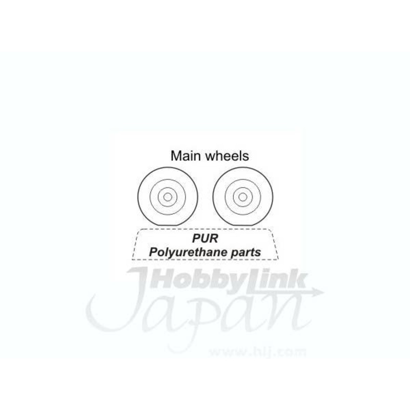 1/72 Hawker Tempest Mk.V wheels for ACA kit