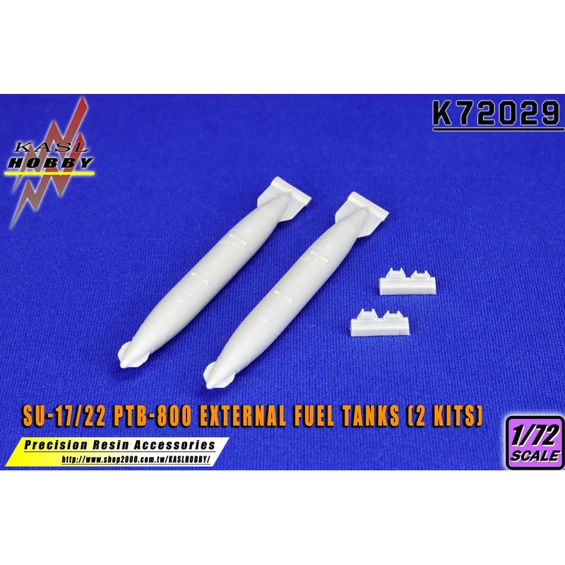 1/72 SU-17/22 PTB-800 External Fuel Tanks (2 Kits)