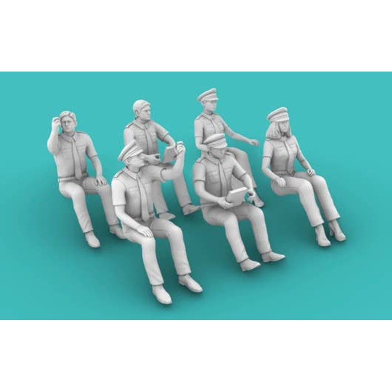 1/72 Airline pilots (6 figures)