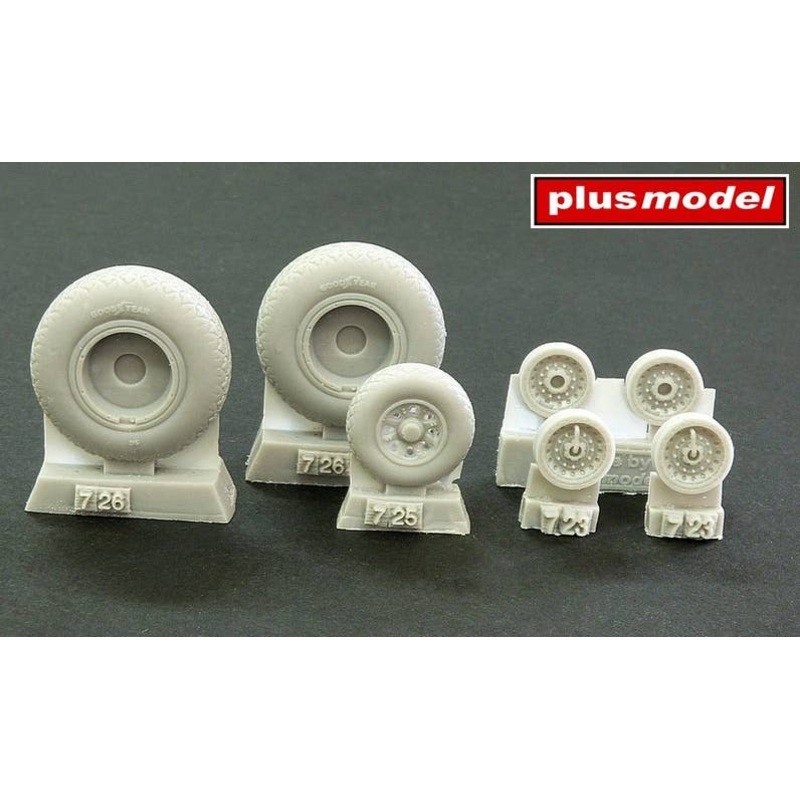 1/72 B-24 Liberator Wheels (diamond tread)
