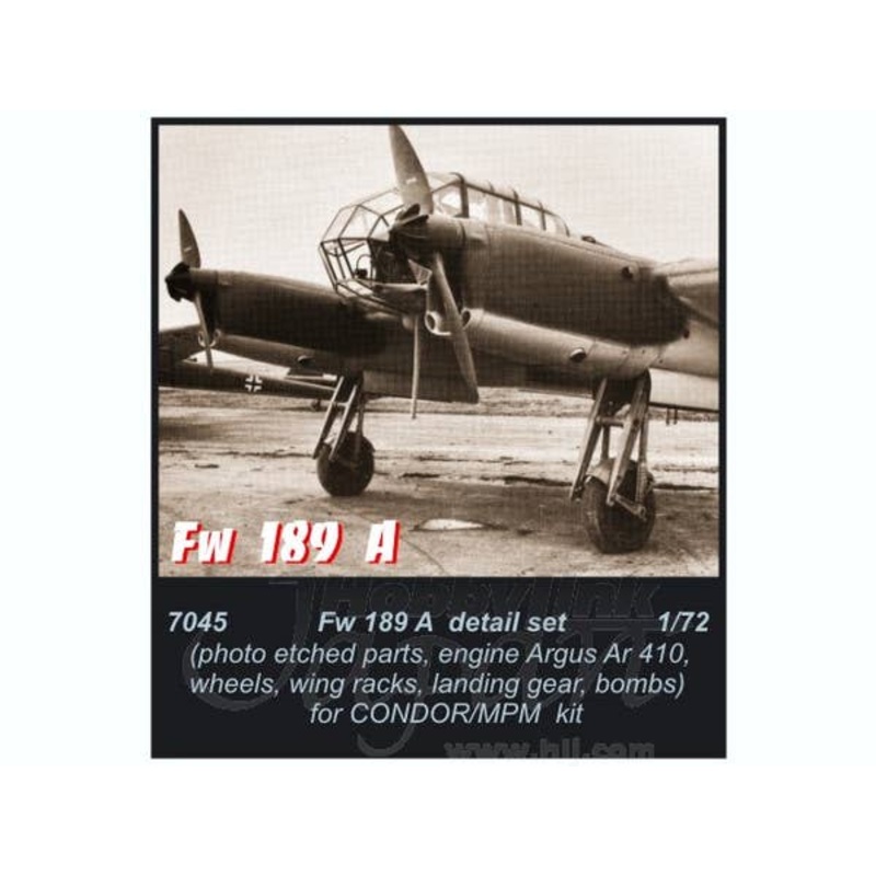 1/72 Fw-189A detail set for MPM