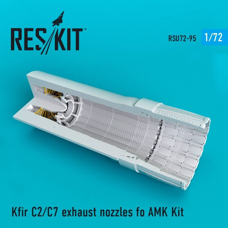 1/72 Kfir C2/C7 Exhaust Nozzles For AMK Kit