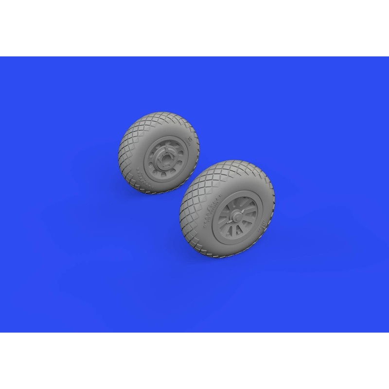 1/72 P-51B/C wheels diamond tread (for Arma Hobby)