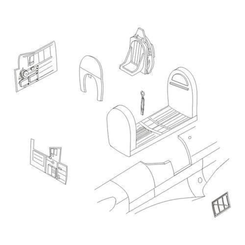 1/72 Seafire FR.46/47 Cockpit Set (For Special Hobby)