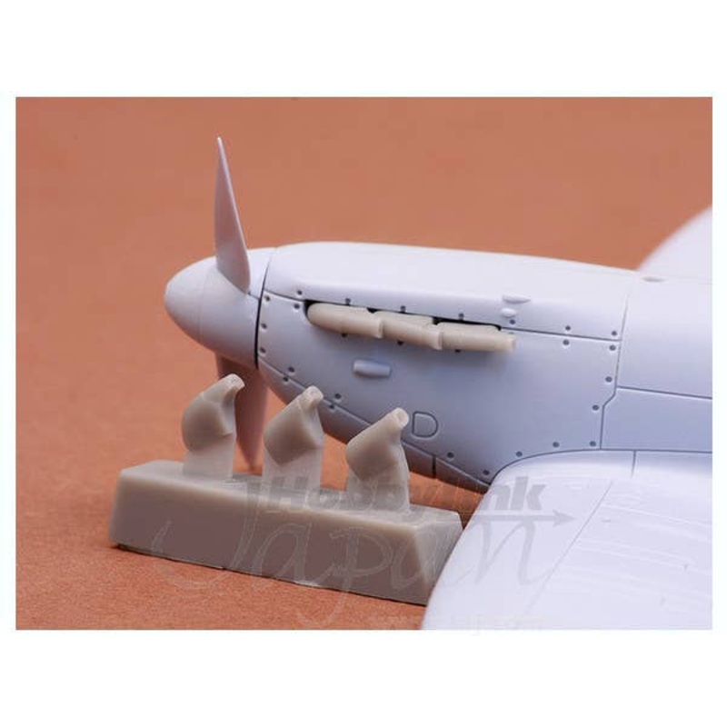 1/72 Spitfire Mk.I/II Exhaust (Round) (for Airfix)
