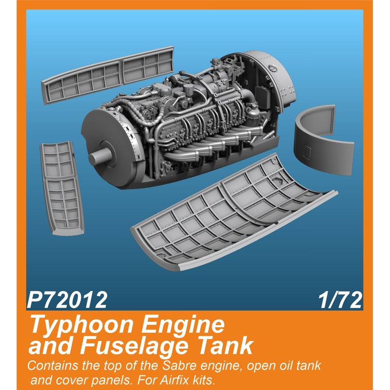 1/72 Typhoon Mk.I Engine (for Airfix)