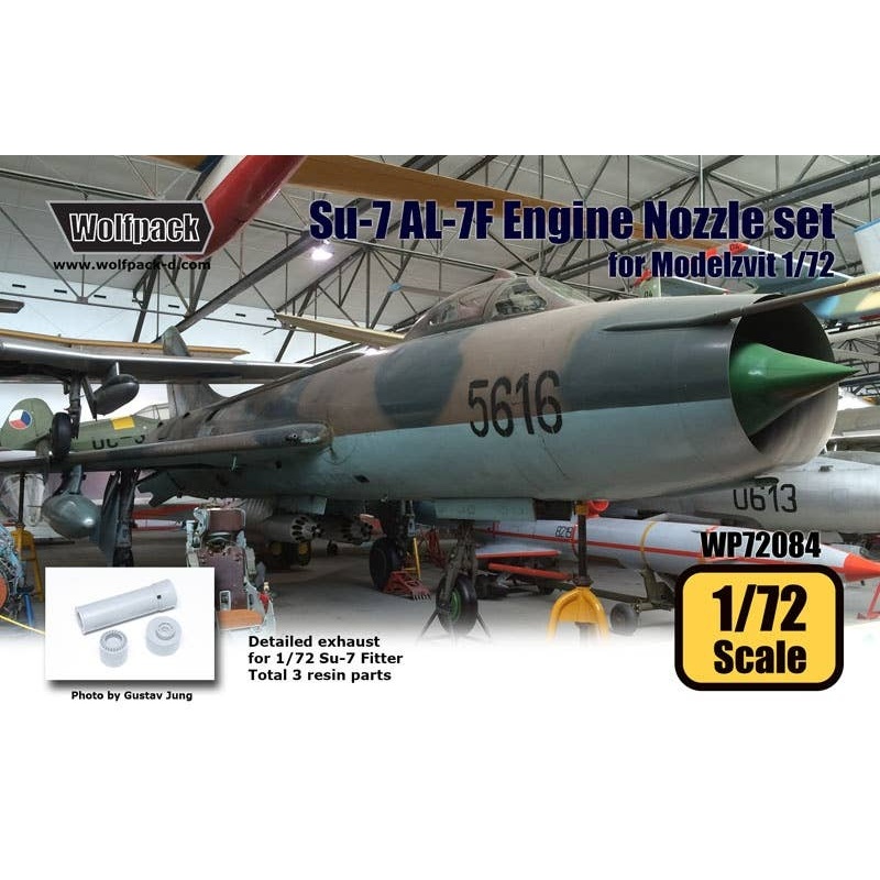 1/72 Su-7 Fitter AL-7F Engine Nozzle Set (for Modelzvit)