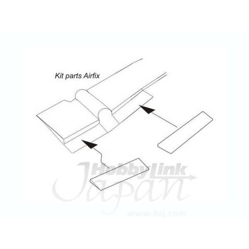 1/72 Camberra PR.Mk.9 Landing Flaps Set (for Airfix)