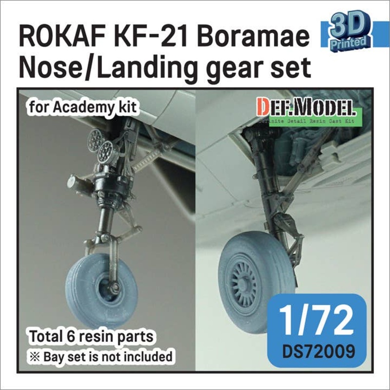 1/72 ROKAF KF-21 Boramae Nose/Landing gear set (for Academy)