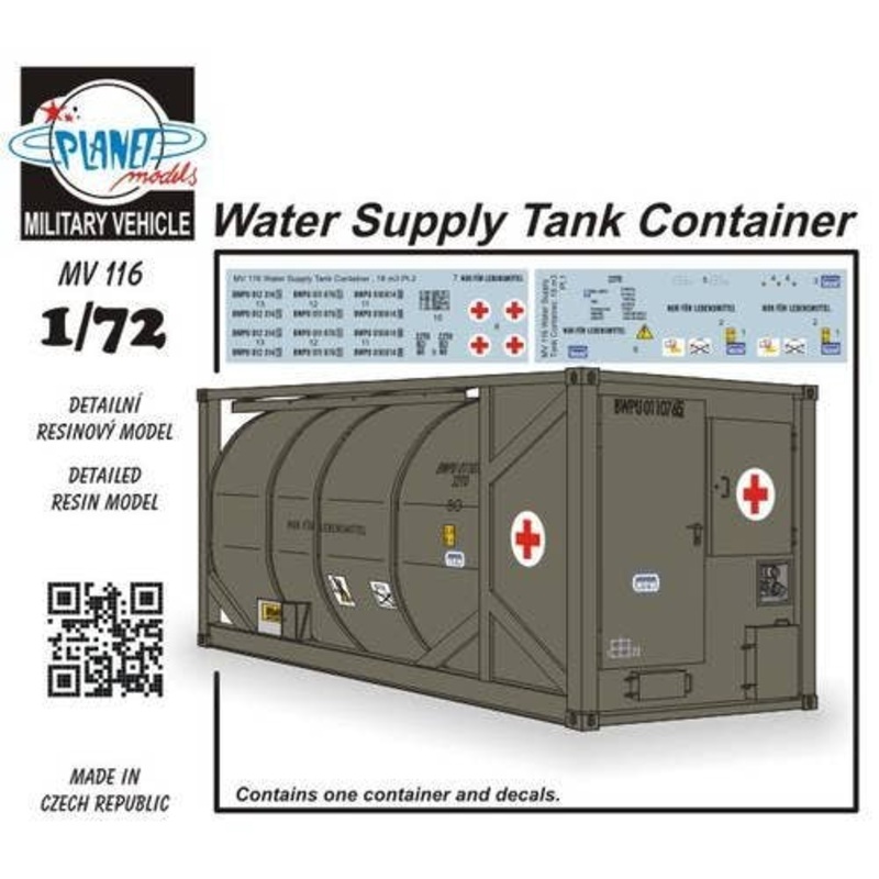 1/72 Water Supply Tank Container
