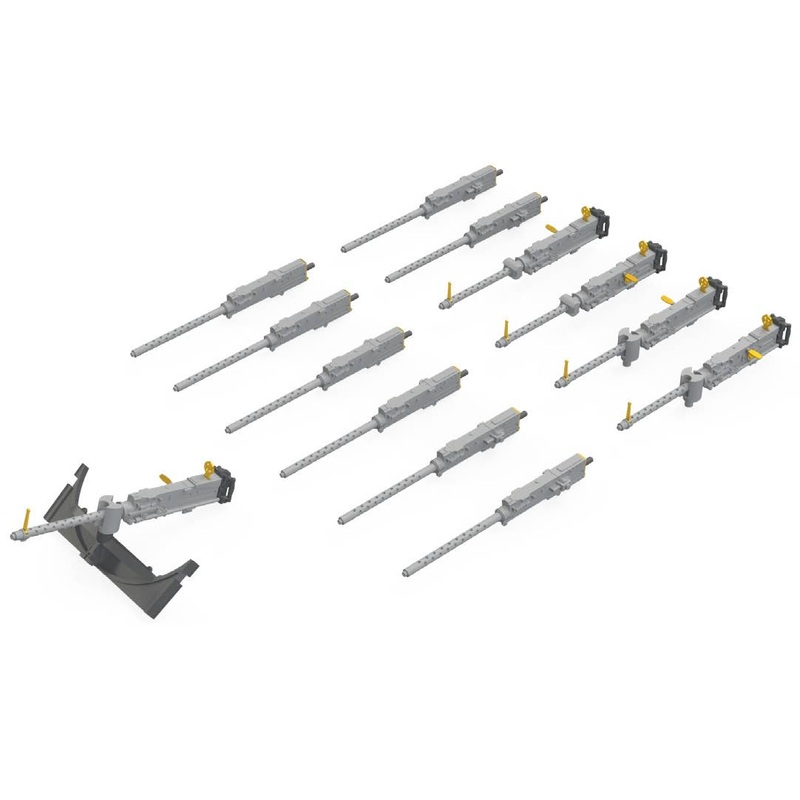 1/72 B-17G Guns (Airfix)
