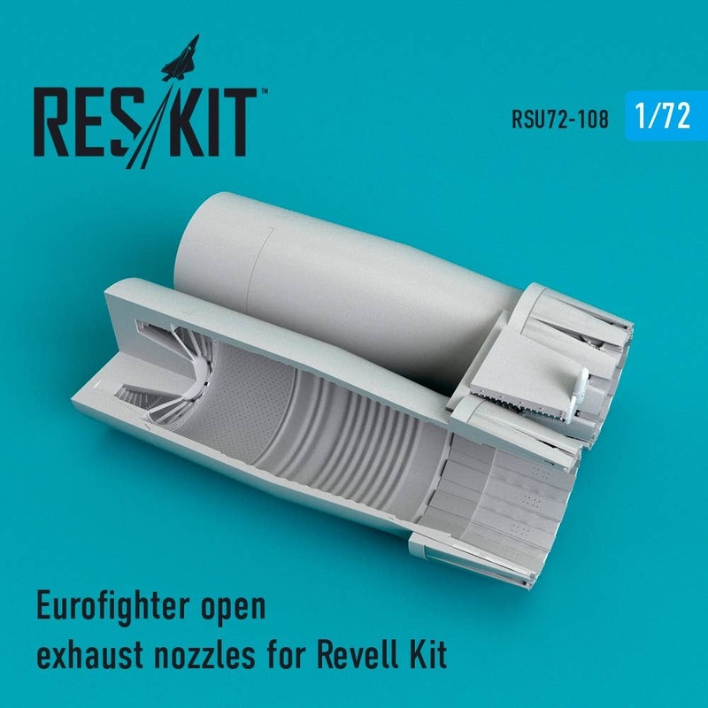 1/72 Eurofighter Open Exhaust Nozzles for Revell Kit
