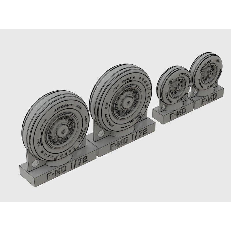 1/72 F-14D Tomcat Wheels Set