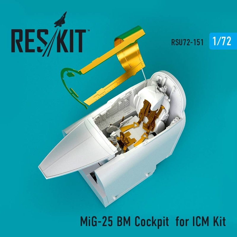1/72 MiG-25 BM Cockpit for ICM Kit