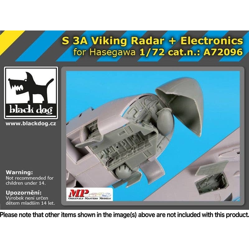 1/72 S-3A Viking Radar + Electronic Equipment for Hasegawa