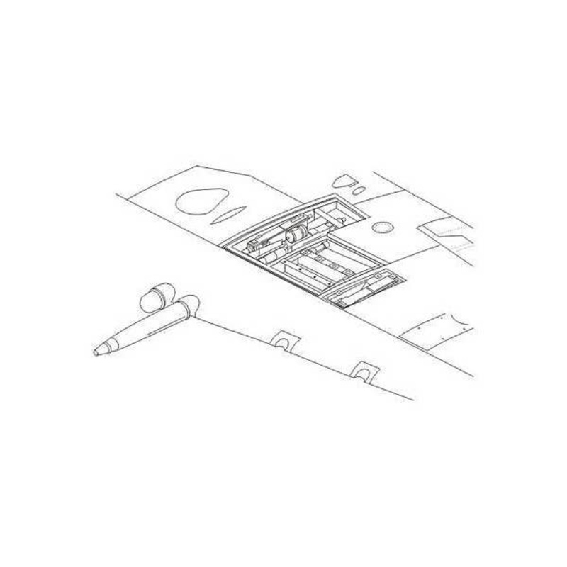 1/72 Spitfire Mk.IX Wing Armament Set (for Airfix)