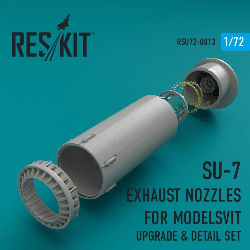 1/72 Su-7 Exhaust Nozzles (for Modelsvit)