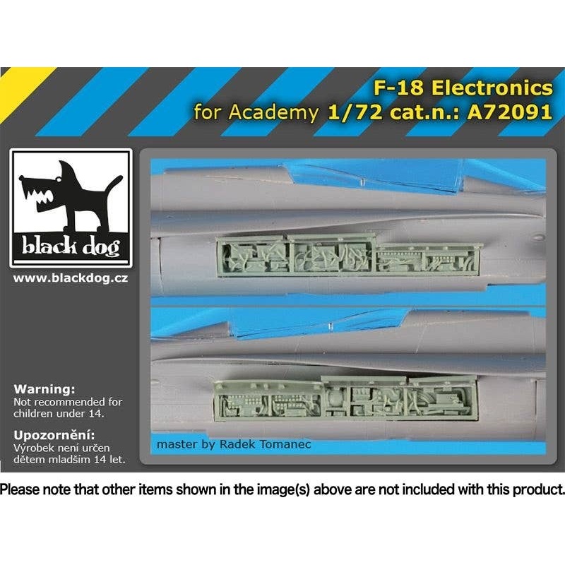 1/72 Electronic Equipment for F-18 (for Academy)