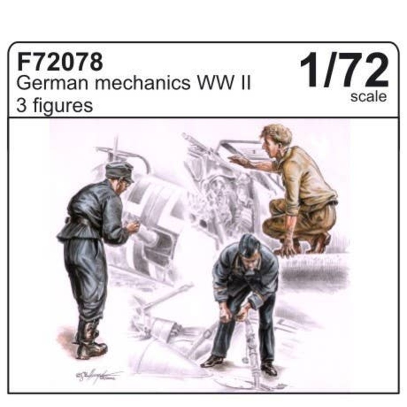 1/72 German Mechanics WWII (3 Fig.)