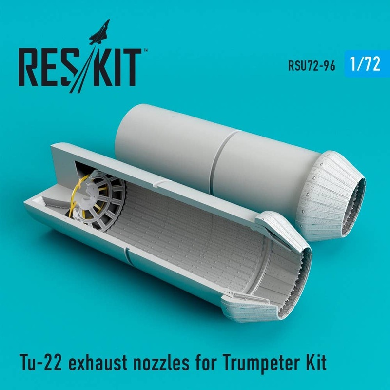 1/72 Tu-22 "Blinder" Exhaust Nozzles For Trumpeter Kit