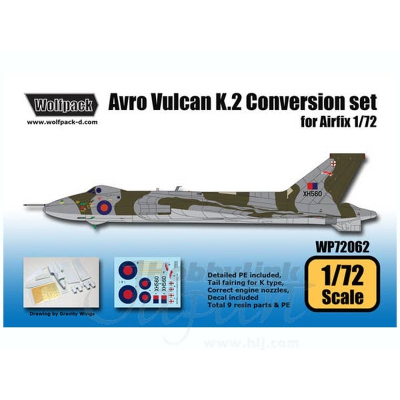 1/72 Avro Vulcan K.2 Conversion set (Airfix)