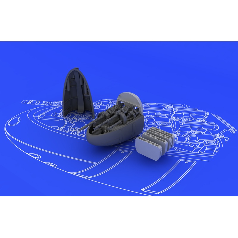 1/72 Bf110E Nose Guns