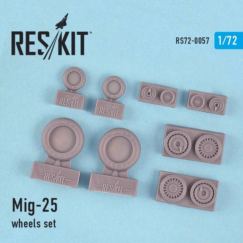 1/72 Mig-25 Wheels Set