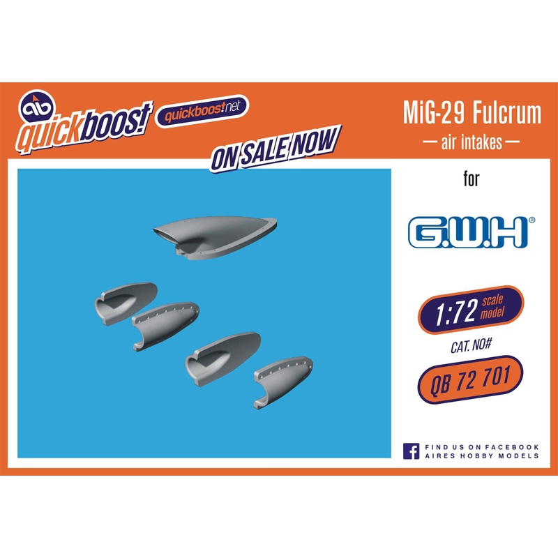 1/72 MiG-29 air intakes (For. GWH)