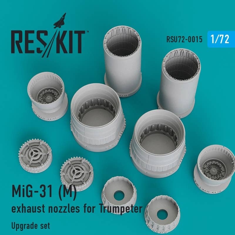 1/72 MiG-31(M) Exhaust Nozzles (for Trumpeter)