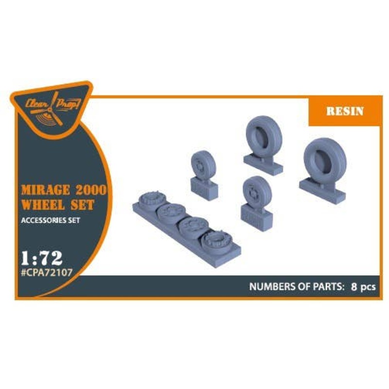 1/72 Mirage-2000 wheel set