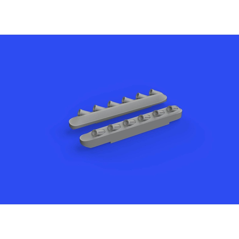 1/72 P-51B/C exhaust stacks w/fairing (for Arma Hobby)