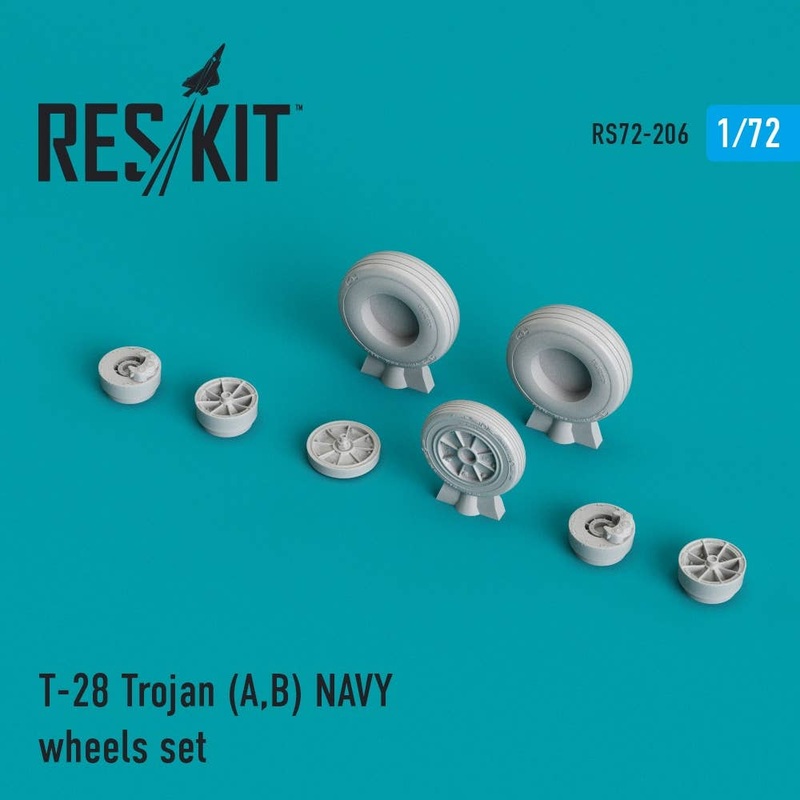 1/72 T-28 Trojan (A,B) Navy Wheels Set