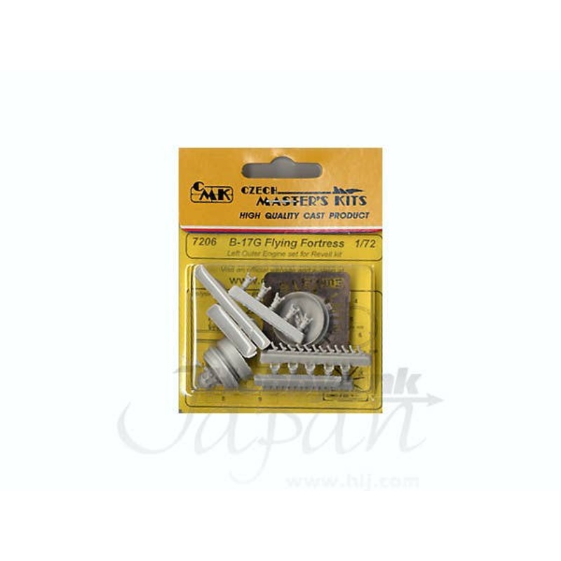 1/72 B-17G Flying Fortress Left Outer Engine Set (for Revell)