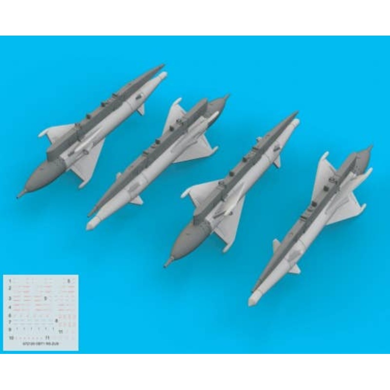 1/72 RS-2US Missiles for MiG-21 (for Eduard)