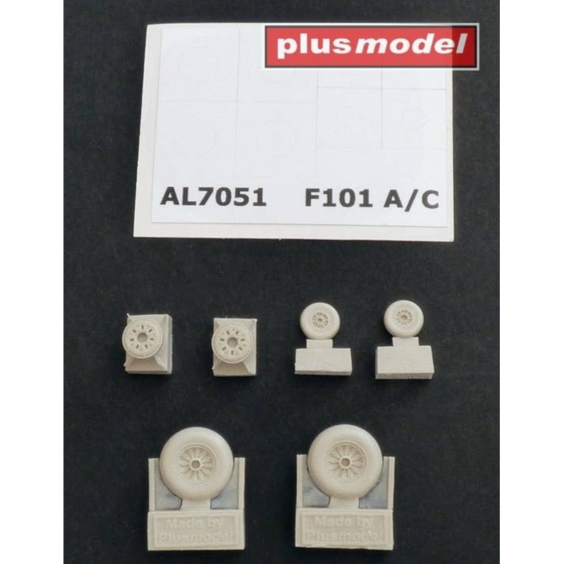 1/72 Wheel Set For F-101A / C