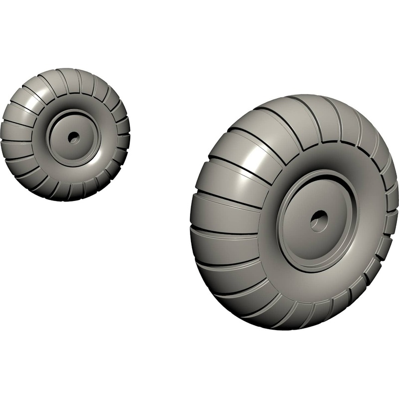 Fw 189A-1/-2 Mainwheels Set (for ICM)