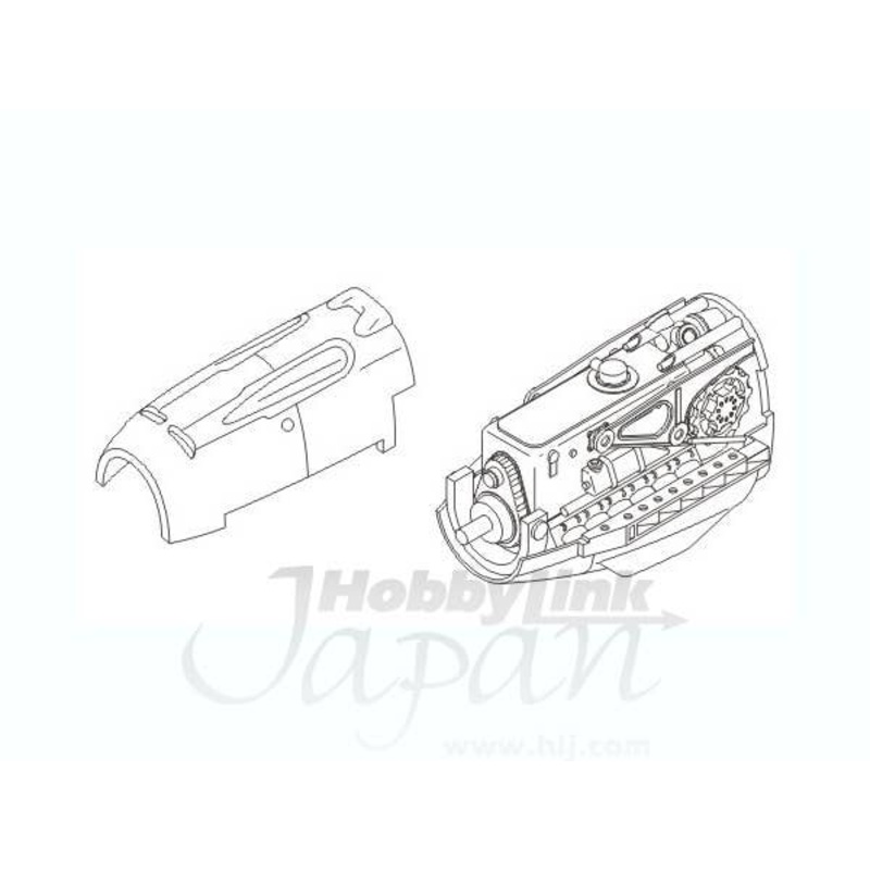 1/72 Bf109E Engine set for Tamiya