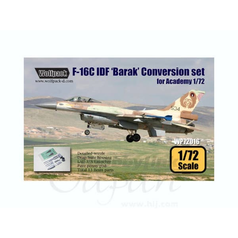 1/72 F-16C Block 40 IDF "Barak" Conversion Set (for Aca