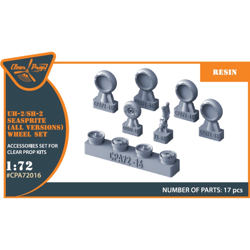 1/72 UH-2/SH-2 SEASPRITE (all versions) wheel set