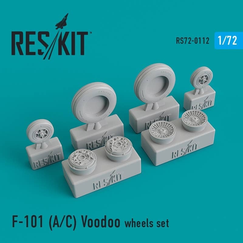1/72 F-101 (A/C) Voodoo Wheels Set