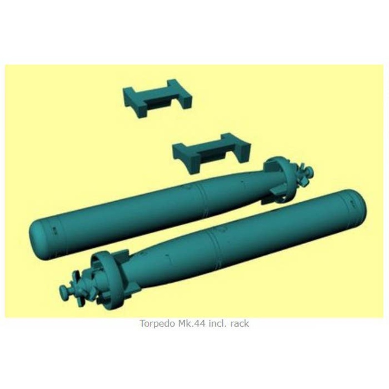 1/72 Mk.44 torpedo, incl. racks (2 pcs)