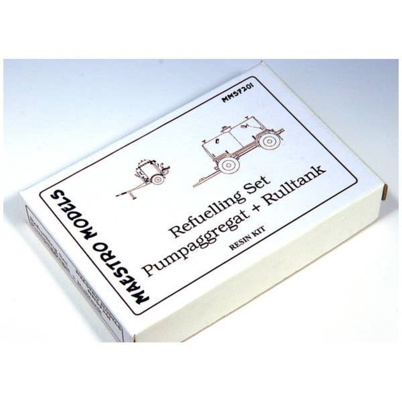 1/72 Refuelling Set Pumpaggregat & Rulltank Resin Kit