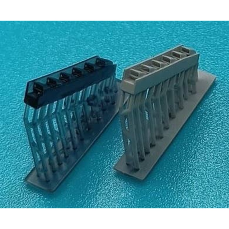 1/72 Bf 109F Exhaust Stacks (Fine Molds)